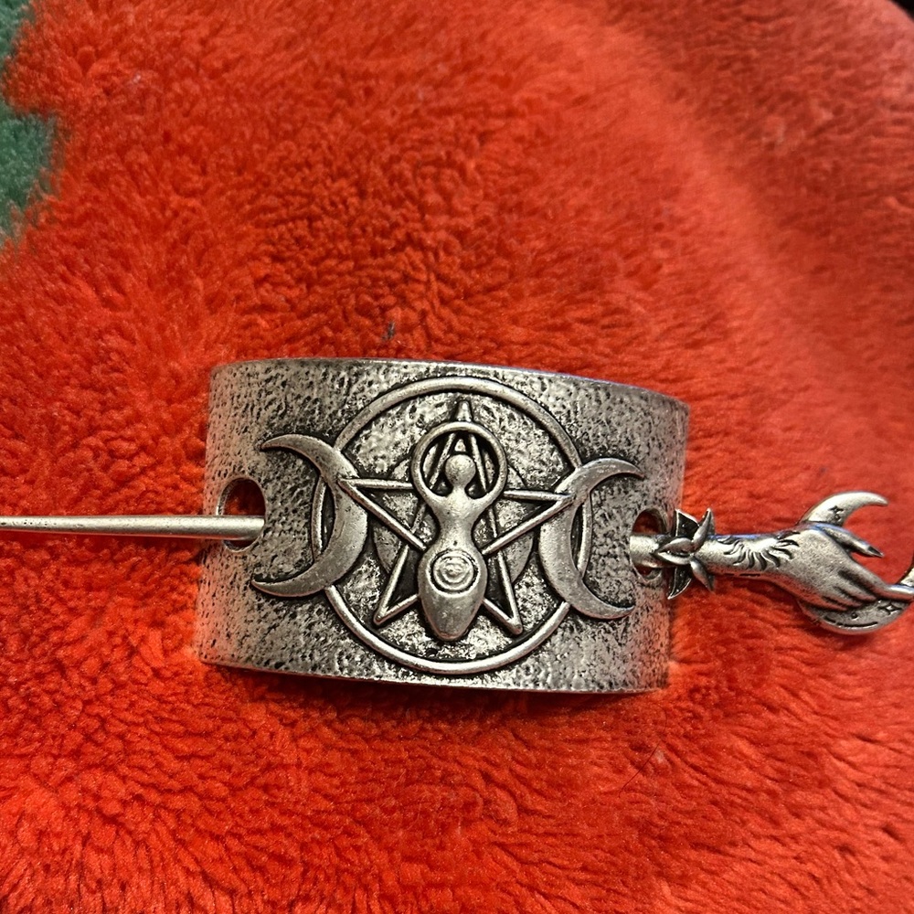 Penannular Pin Norse Celtic Hair Pin Dragon The Mythical Trip goddess theology